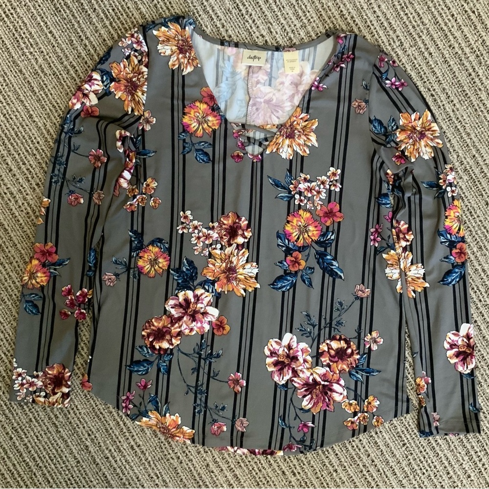 Daytrip Long Sleeve Floral Top.